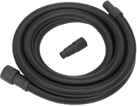 Sealey 5m Vacuum Hose Kit, Multi-Size Outlets, Long Reach VACHOSE5MKIT, Black
