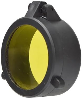 Lente de alcance de rifle, 1 pieza de calibre 30-69 mm para rifle de caza, cubierta de lente óptica, tapa protectora rápida para abrir para accesorios de mira de rifle (diámetro de 43 mm)