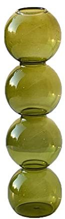 Jarrón esférico transparente de burbujas para dormitorio, estudio, puerta, tienda, regalos de cumpleaños para y familiares, jarrones de vidrio para decoración de flores