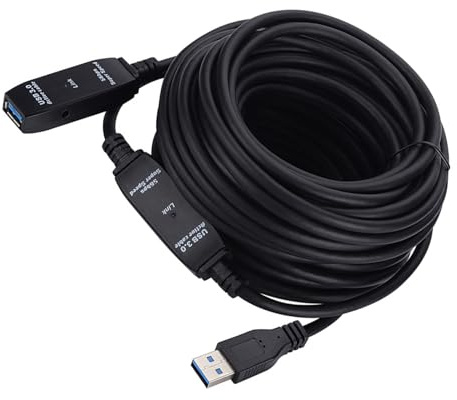 Qusinfc USB3.0 Highly Speed Extension Cable USB3.0 Repeaters Boosters Durability Construction For Printer Scanner PC Signals Boosters USB A Male To Female Repeaters Cable