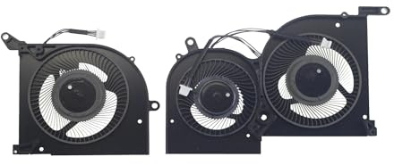 Ventilateur de Refroidissement for processeur et Carte Graphique d'ordinateur Portable BS5005HS-U4Q BS5005HS-U3J DC5V 4 Broches, Compatible avec MSI ，GS66 Stealth MS-16V4 16V4(CPU GPU Fan)