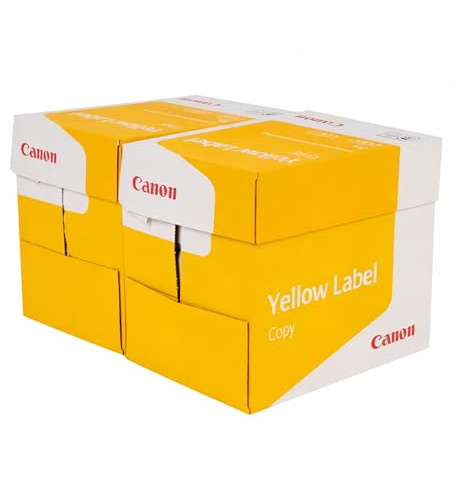Canon Druckerpapier A4 Kopierpapier - CIE150-80 g/m² - 5.000 Blatt | Canon Druckerpapier und Kopierpapier DIN A4, 5.000 Blatt, 80 g/m², CIE150, weiß, Büro und Home Office