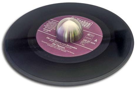 Protected Single (7inch) Schallplatten Puck halbrund