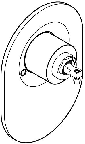 hansgrohe Umrüstset von Kugelkartusche auf M3 Kartusche für Brausenmischer Unterputz, passender Griff wird separat benötigt, Chrom, 96384000