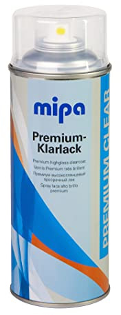 MIPA Premium-Klarlack-Spray, hochglänzend, Autolack, 400 ml