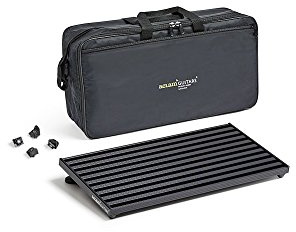 Aclam gitarrer pedalboard smart track S2 för pedaler och effekter inkl. Softcase, svart