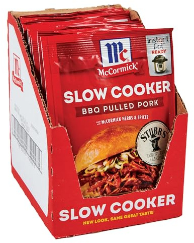 McCormick Slow Cooker BBQ Pulled Pork Seasoning Mix, 1.6 oz (Pack of 12)