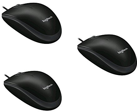Logitech B100 Optical Business Mouse (Schwarz | Multipack)