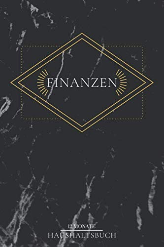 12 Monate Haushaltsbuch: Finanzplaner zum Buchführen aller Ausgaben in einem Jahr | Wöchentliche Ausgaben | Monatsübersicht mit Kreisdiagramm | ... | Spartagebuch | 6x9 126 Seiten