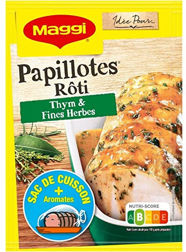 NESTLE MAGGI - Papillote De Rôti Au Thym Et Fines Herbes 30G - Lot De 4