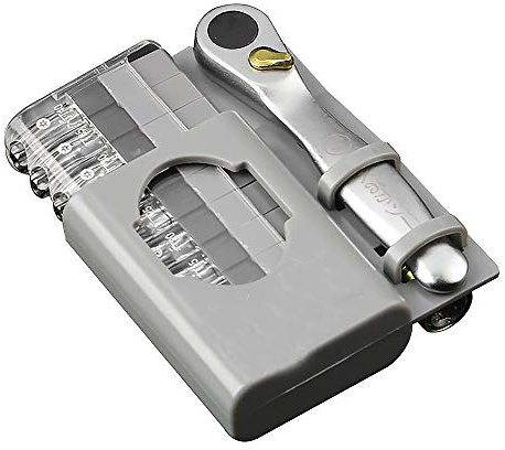 tooloflife-Satz von 12 Mikro-Ratschenschlüssel-Schraubendreher-Bits mit umkehrbarem Antriebsgriff und Steckschlüssel-Adapter für Möbelmontage und Autoreparatur (FO-9212B)