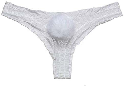 JasmyGirls Women Lace Thongs Underwear Ladies Panties Bunny Cosplay Lingerie Cute Tail Anime Panty Sexy G-String kawaii Briefs