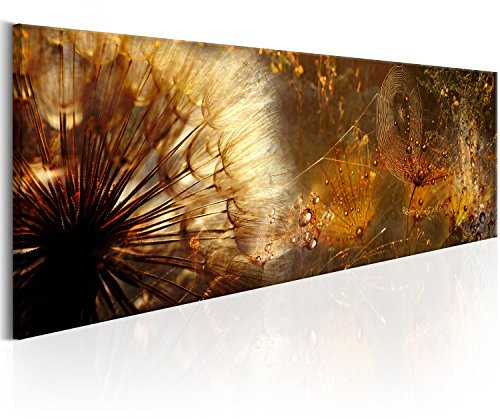 murando - Wandbilder XXL Pusteblume 90x30 cm 1 tlg - Wand Deko Vlies Leinwand Bilder Groß Wanddeko Wohnzimmer Schlafzimmer Kunstdrucke Panoramabild - Blumen Natur Löwenzahn b-C-0170-b-b
