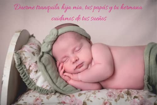 PORRAS ESTAMPACION & BANDERAS Manta Personalizada con Foto para Hija e Hijo, para Camas 70x120 cm