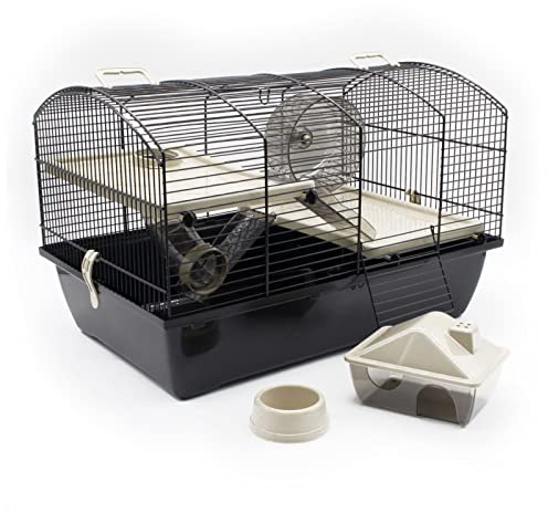 Nagerkäfig Victor 2+ Beige 51x33x33 cm Hamster Maus Rennmaus Käfig Zubehör NEU Spielzeug