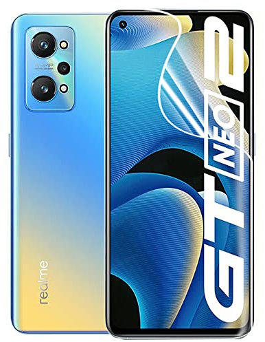2 uds Protector de Pantalla Flexible para Realme GT Neo2 / GT Neo 2 6.62 3D Película de Hidrogel Transparente de TPU Huella Dactilar Desbloqueado NO Vidrio Templado