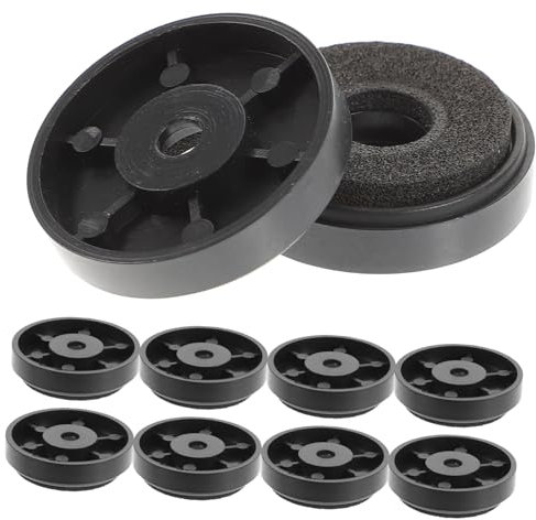 Veemoon 10pcs Shock-absorbing Foot Pads Speaker Feet Vibration Absorber Pad for Amplifier Use Speaker Floor Protector