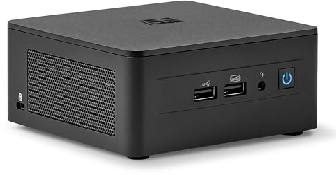 ASUS NUC 13 Pro Tall Kit RNUC13ANHI70003 - Barebone - Mini-PC - 1 x Core i7 1360P - RAM 0 GB - Intel Iris Xe Grafikkarte - Bluetooth 5.3, Wi-Fi 6E, 1GbE, 2.5GbE - Schwarz