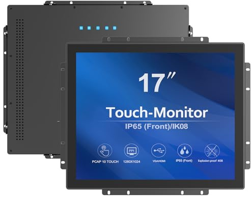 GreenTouch 17 Zoll großer, offener, interaktiver, kapazitiver Touchscreen-Monitor für den Außenbereich mit hoher Helligkeit von 1000 Nits