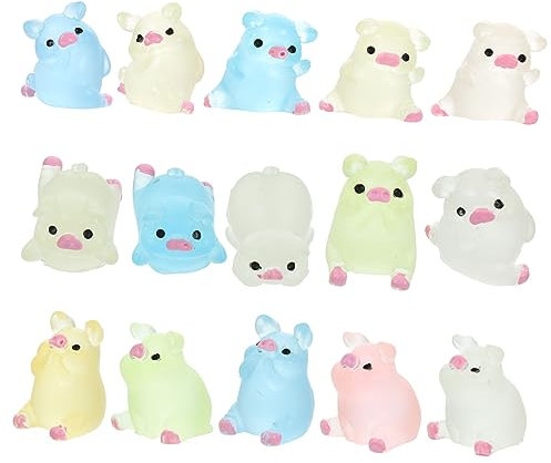 Supvox 30stücke Mini-Schweine-Dekoration Aus Kunstharz Mini-Garten-tierfigur Cartoon-Stil Miniatur-Schwein Für Puppenhaus-Accessoires Party-Dekorationen Geschenkideen Für