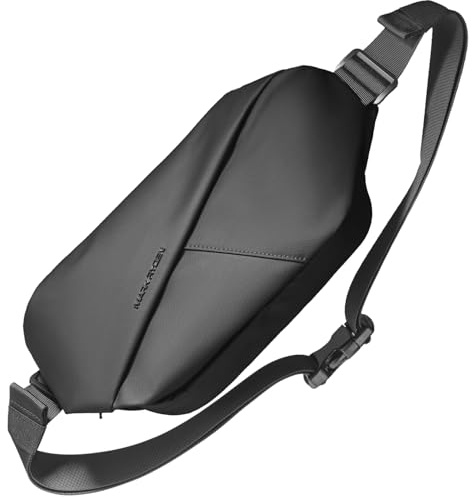 MAKR RYDEN Ultraleicht Sling Bag Slingtasche, Wasserdicht Schultertasche Umhängetasche Herren, Klein Brusttasche Crossbody Bag Mode Hüfttasche für Reise Schule Wandern Fitness Fahrrad Jagd