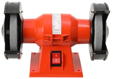 CDZHLTG Esmeriladora de Banco, Amoladora de Banco 125mm 150W 2800 RPM, para Afilar Cuchillos, Tijeras, Herramientas – Pequeño Touret para Bricolaje en Casa – 4 Patas Antideslizantes