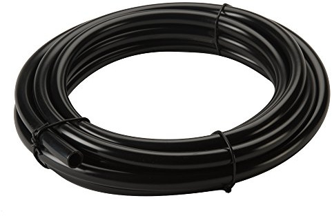 POND BOSS 1,27 cm PVC-Schlauch für Wassergärtnerei, 6,2 m Rolle, schwarz