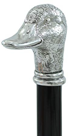 CAVAGNINI Gehstock Buchenholz Zinngriff für Damen Handgefertigt Elegant | Spazierstock für Damen Geschenkidee Italienische Handwerkskunst Made in Italy Accessoire hochwertige Verarbeitung