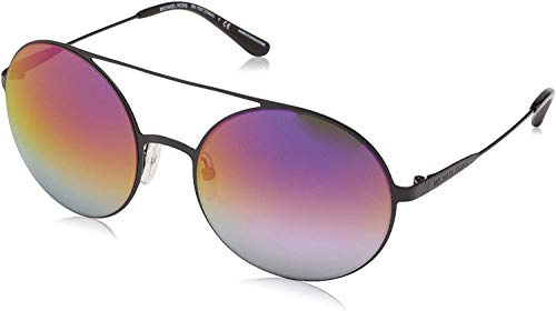 Michael Kors Damen Cabo 1169A9 55 Sonnenbrille, Schwarz (Black/Fuchsiatopurplegradientmir)