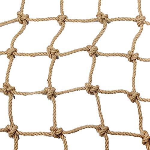 SunYaZhou Netze Hanfseil Dekonetz Treppenschutznetz Balkon Fallschutznetz Kindersicherheitsnetz Retro Bar Deckennetz Hängendes Kleidernetz Kletternetz Seil Kids Safety Railnet (Size : 1x2m)