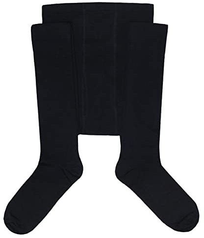 Weri Spezials Herrenstrumpfhose mit Eingriff in mehreren tollen Farben (46-48, schwarz)