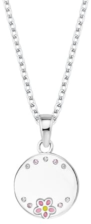 Prinzessin Lillifee 2027908 Mädchen Collier Blume Silber bunt Zirkonia 38 cm