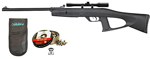 Carabina Perdigón Deltafox GT 3 Julios + Visor Outletdelocio 4x20. 4,5mm. + Funda + Balines. 23054/38203