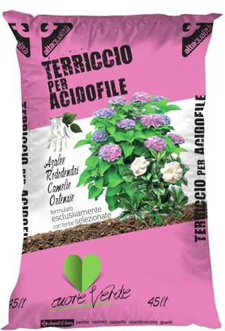 TERRICCIO ACIDOFILE - IDEALE PER AZALEE RODODENDRI CAMELIE ERICHE (LT.200)