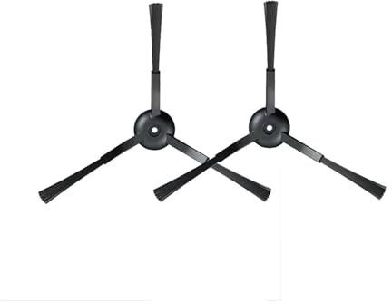 PYQMZTRV 360 wichtigsten Seite Pinsel Filter und Mopp Tuch Ersatz Zubehör, kompatibel for Qihoo, kompatibel for 360 S10 X100 MAX Staubsauger Ersatzteile (Color : 2pcs)