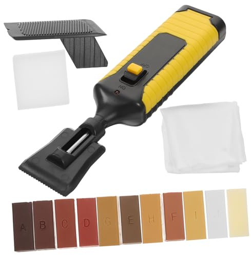 Ciieeo Wood Floor Repair Kit and Scratch Remover, 11-Color Wax Blocks for Laminate and Vinyl Plank Flooring, Countertop and Door Damage Repair, Suitable for Kitchen and Home Floor Restoration