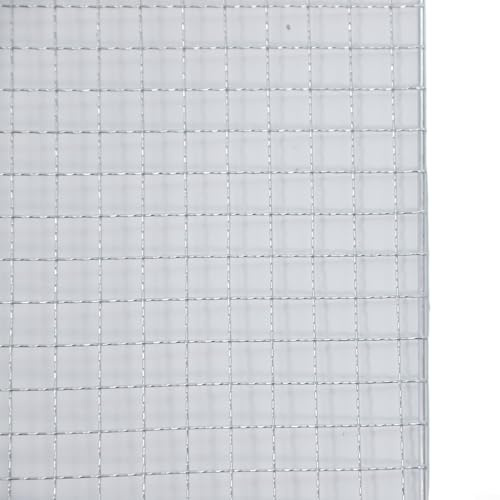 Crossed Wire Mesh Grills Grate Enhances Your Outdoor Cooking Experience, Stainless Steel Cooking Grates, bbq grill rack, bbq grill plate, large bbq, for beef, chicken, fish, and vegetables (50X38cm)