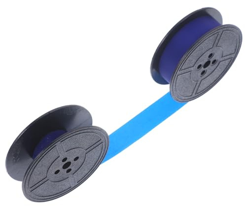 Schreibmaschinen Farbband für Alte Mechanische Schreibmaschinen Blau Nylon | Ersatzband, Klare Schrift und Farbbeständig, Anti Verschleiß, Passend für Klassische Geräte