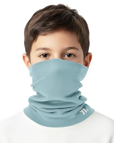 YANIKY Winter Kids Neck Warmer, Warm Kids Scarf Soft Neck Gaiter, Windproof Face Cover Ski Mask for Boys Girls
