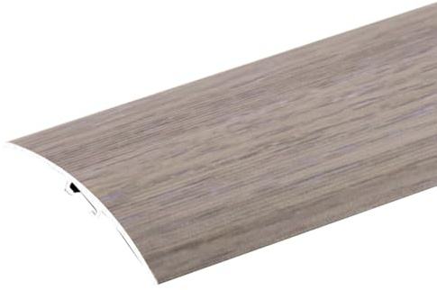 JTPMYFT Perfiles de transición for Suelos de aleación de Aluminio, perfiles de umbral, perfiles de Borde for Suelos de Madera y baldosas, y separadores de Juntas de Suelo(Gray)