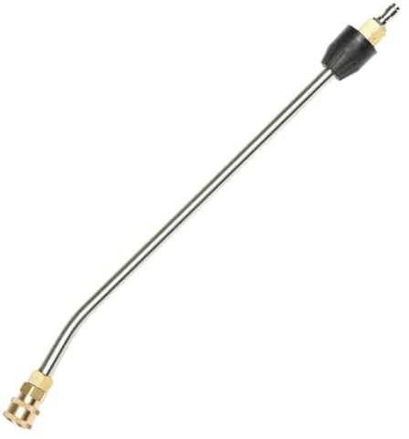 drburpily Prolunga per angolata per lavaggio auto, costruzione in acciaio Per inox e ottone, ugello di lavaggio in acciaio Per inox. Auto ad pressione