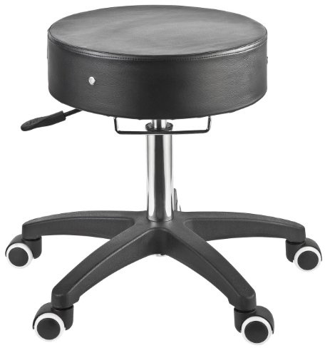 Master Massage Costco Rollhocker Drehhocker Arbeitshocker Praxishocker Kosmetikhocker Hocker(Schwarz)
