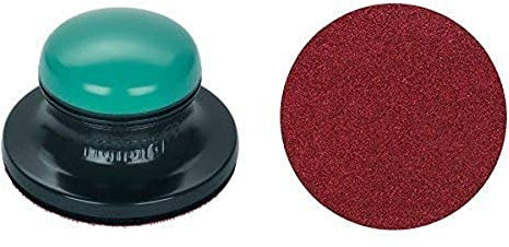 Wolfcraft 5894000 1 Flächenschleifer 2K-Plus mit Haftschleifsystem für schnelles Schleifen Ø 125 + Wolfcraft 5 Haft-Schleifscheiben Holz K40, 60 Durchmesser 125 mm 5866000