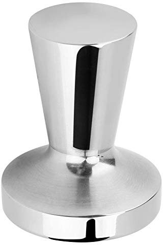 Bewinner Tamper de café de acero inoxidable Tamper de espresso de 50 mm Prensa de grano de café para apisonar expreso recién molido antes de preparar