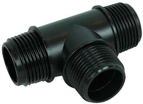 GASMIS PP Gewindefitting Schraubfitting, T-Stück AG 1 - 33.3 mm mm Außengewinde, 1 Stück