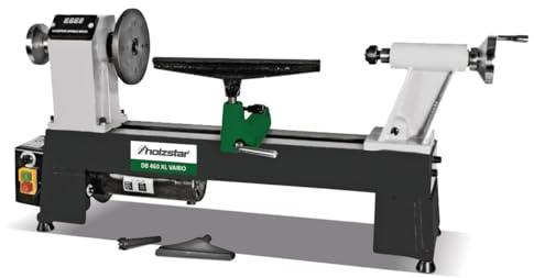 Holzstar Drechselbank DB 460 XL Vario (Dreh-ø 305 mm, Pinolenverstellung 55 mm, stufenlose Drehzahlregelung) 5920462