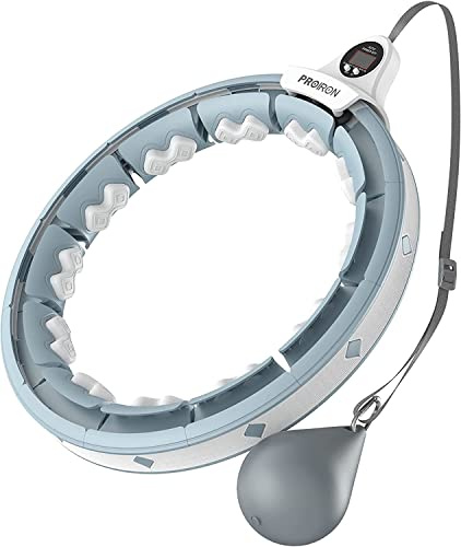 PROIRON Smart/Hula Hoop Reifen Erwachsene, Hullahub Reifen mit Gewicht, Hula Hoop Reifen Kinder, 1,2/1,8kg und 73-98cm Schaumstoff, Einstellbar Hula Hup Reifen