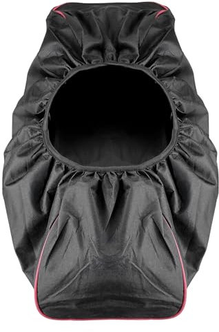 ZCYKJ Car Winch Cover, Black Waterproof Anti-dust Soft Winch Cover Fits 8,000-17,500 lbs Capacity Trailer SUVs (Black)