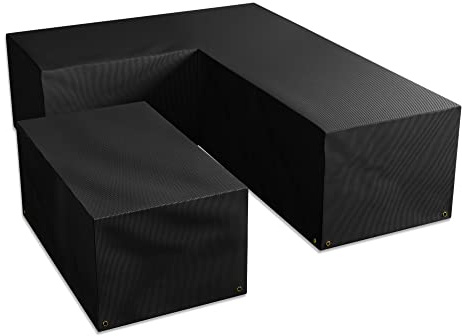 Bosmere All-weather (Modular) - L-Shaped Dining Set Cover - Large, Left Side Long, L286 x W222 x H82cm, AM663C