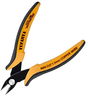 1pcs Mini Wire Cutters-Flush Cutters,Small Side Cutting Pliers,Flush Pliers Diagonal Side Cutters Wire Cutter Snips with Soft Grip for DIY Craft and Jewelry